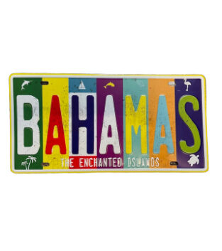LICENSE PLATE COLORFUL